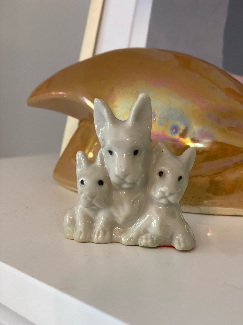 Mini Antique Scotty Dogs Figurine